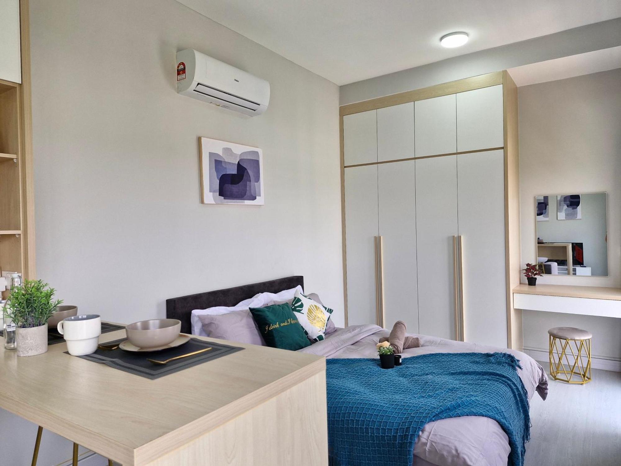 Taman Equine Comfy Studio#Greenery View#4 Pax#Aeon Mall Seri Kembangan Zewnętrze zdjęcie