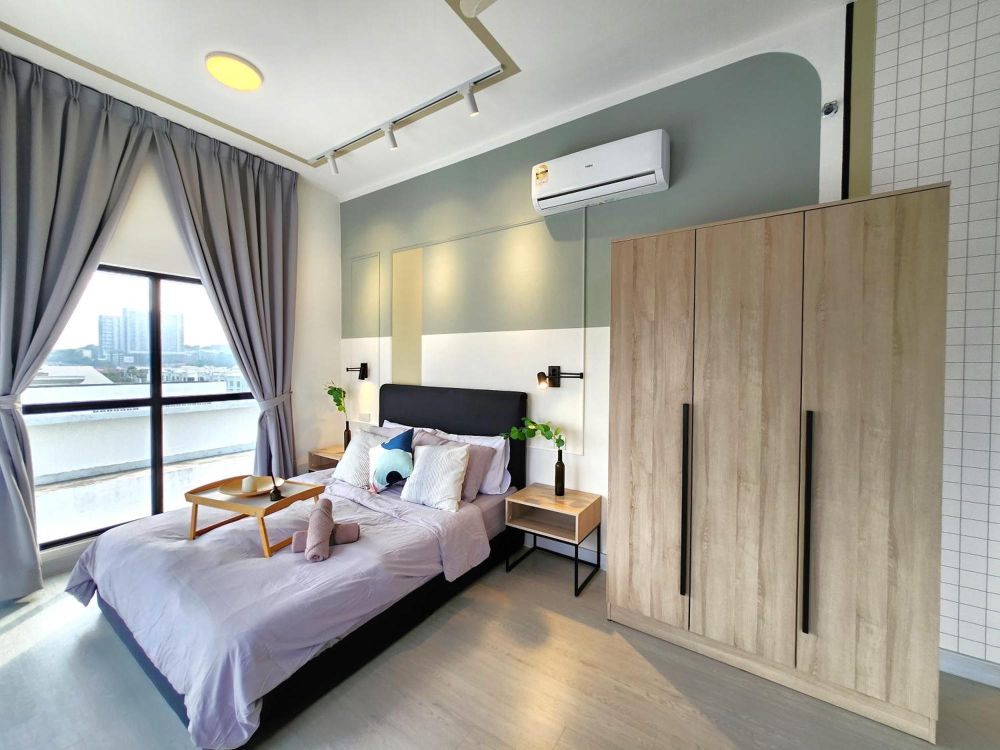 Taman Equine Comfy Studio#Greenery View#4 Pax#Aeon Mall Seri Kembangan Zewnętrze zdjęcie