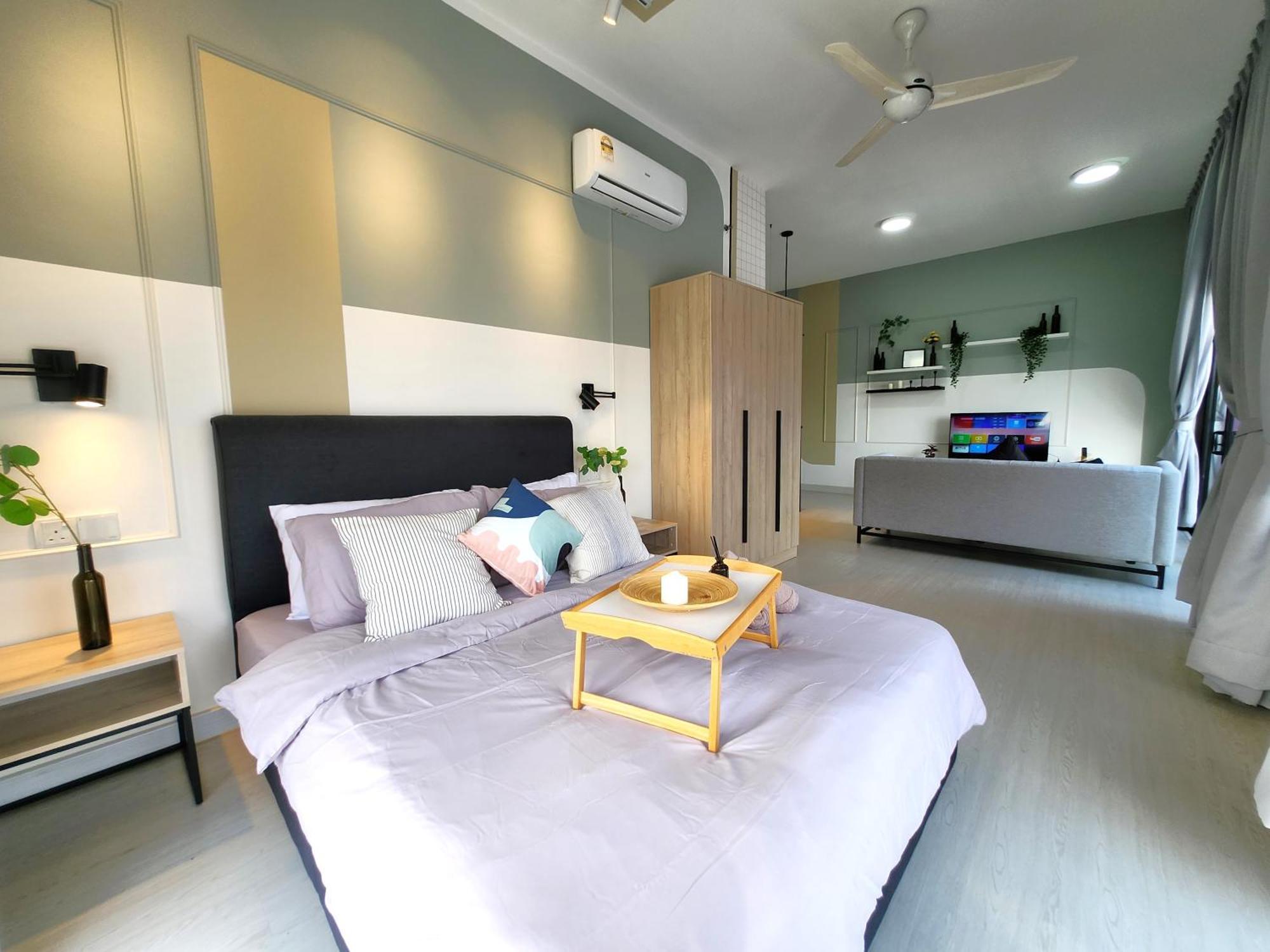 Taman Equine Comfy Studio#Greenery View#4 Pax#Aeon Mall Seri Kembangan Zewnętrze zdjęcie